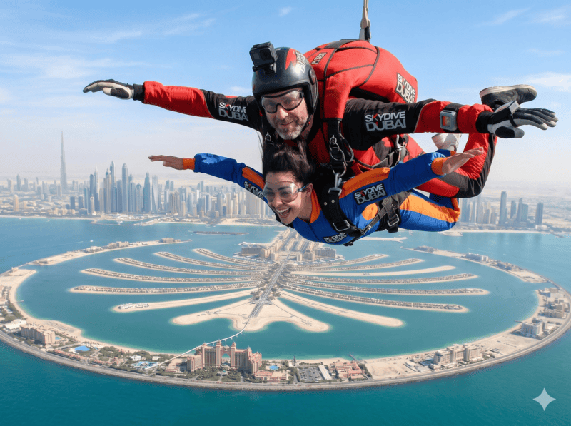 Tandemsprung in Dubai – alle Infos, Preise & Anbieter 2026